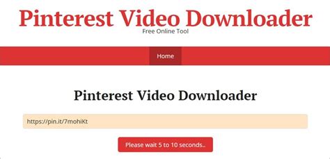 Pinterest Video Downloader Online .